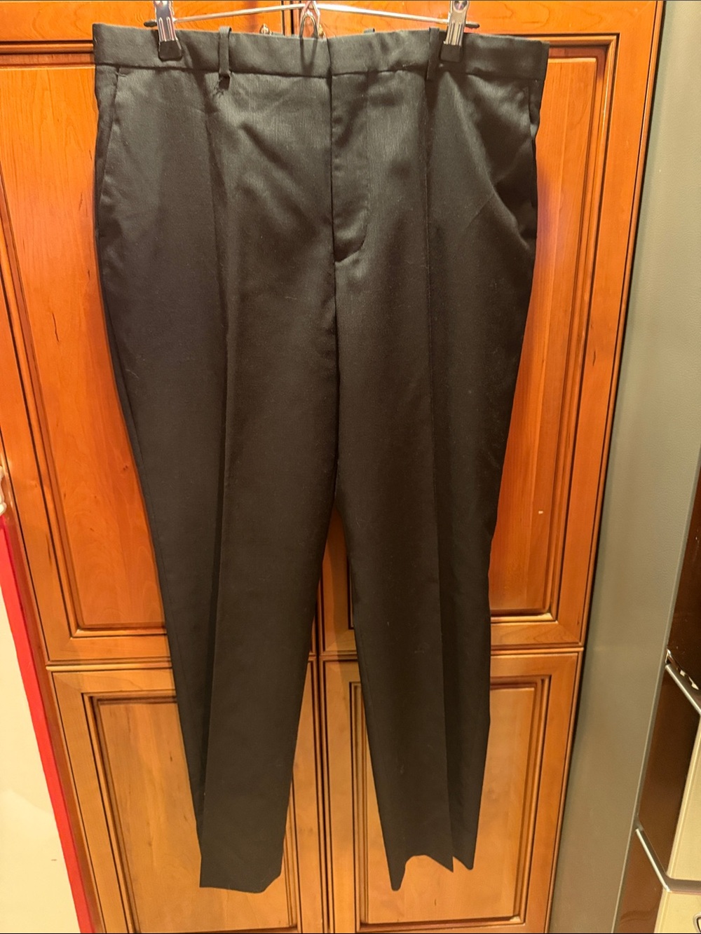 INC International Concepts Black Straight-Leg Dress Pants. 34x32
